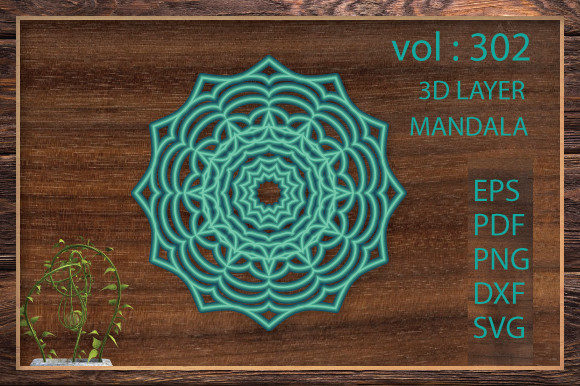 Download Mother's Day Layered Mandala SVG - Premium Bundle