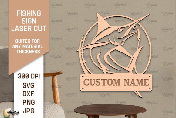 Download Fishing Sign LaserCut. Fishing Decor SVG - Fishing sign Collection
