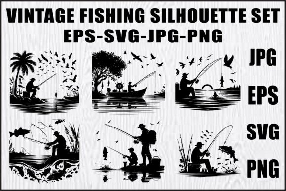 Download Fishing Vector Scene Bundle - Premium Resources