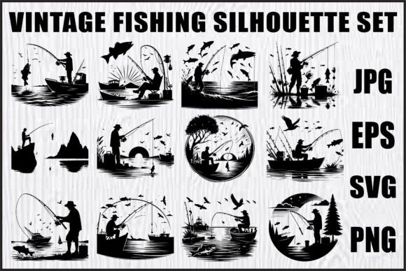 Download Fishing Vector Scene Bundle - Premium Resources